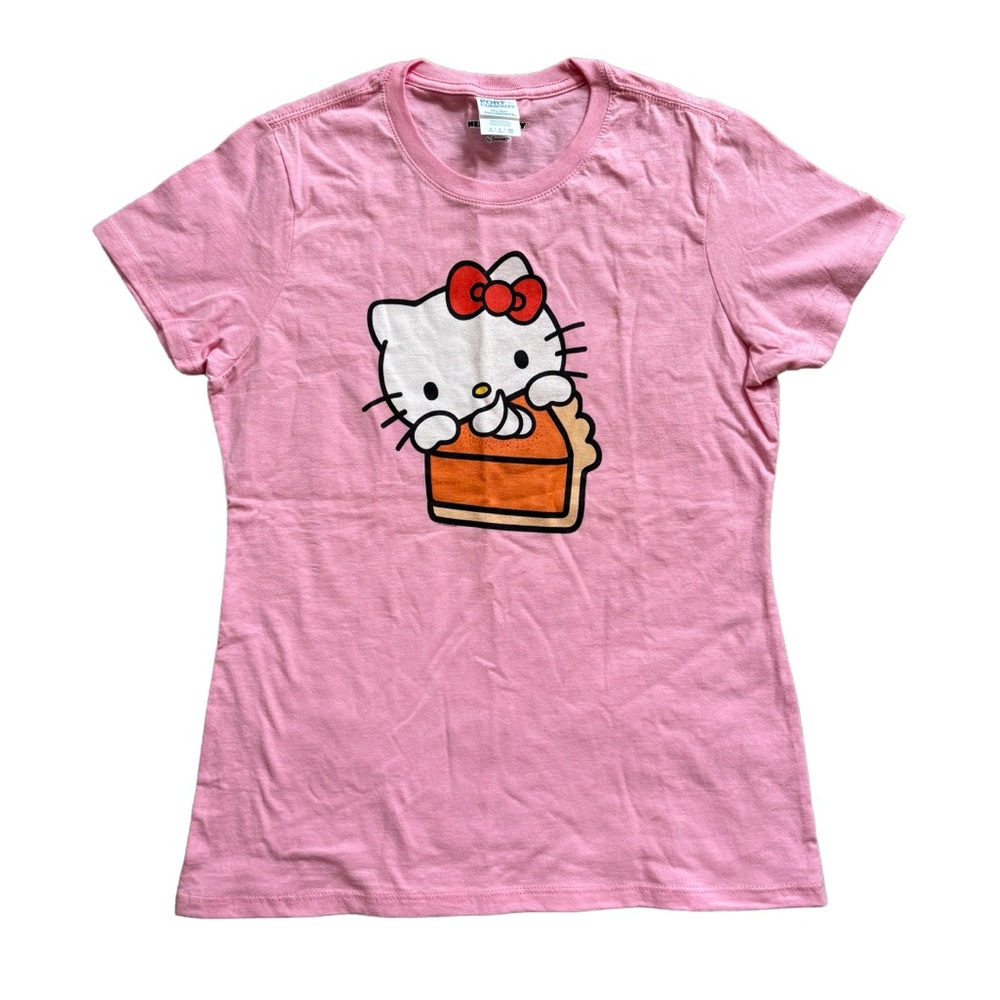 Hello Kitty Sanrio Shirt Women’s Size Small NWOT Pumpkin Pie Pink Tee